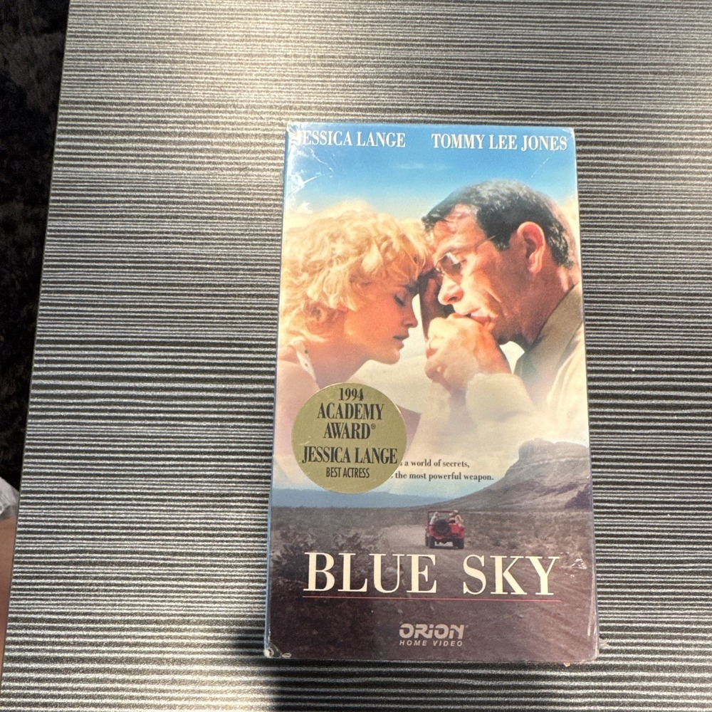 Blue Sky VHS 1994 Orion Home Video Jessica Lange Tommy Lee Jones Drama Movie